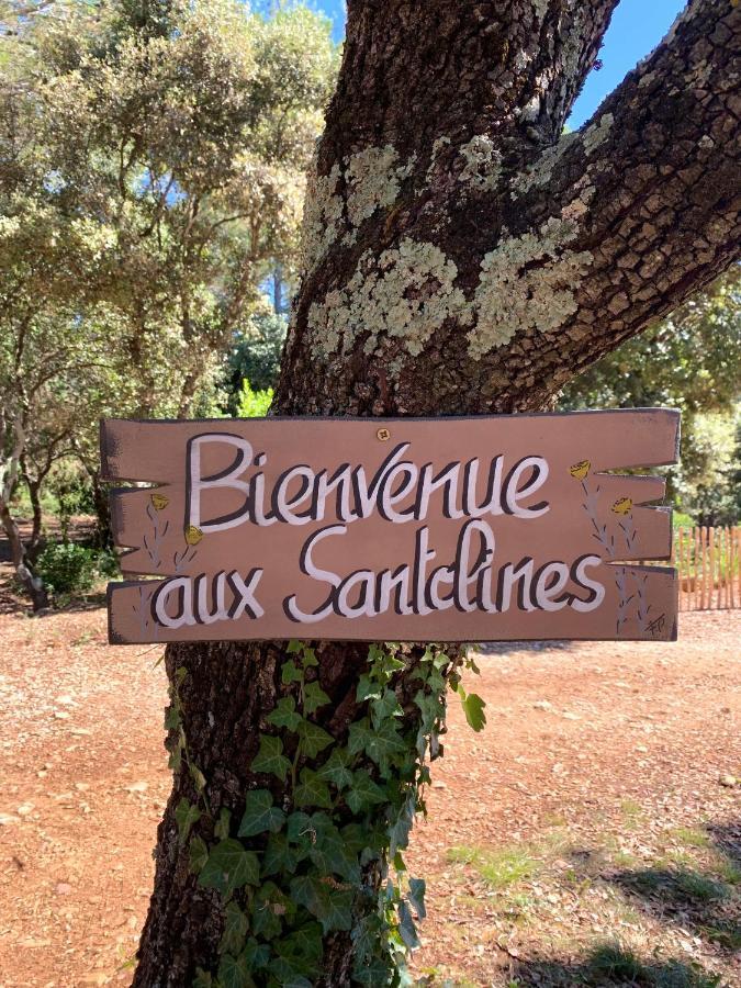 LES SANTOLINES - Studio à la campagne Aigaliers Esterno foto